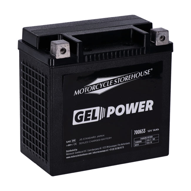 MCS, Nano Series sealed GEL battery. 12V, 14Ah, 260CCA MCS, Nano Series sealed GEL battery. 12V, 14Ah, 260CCA