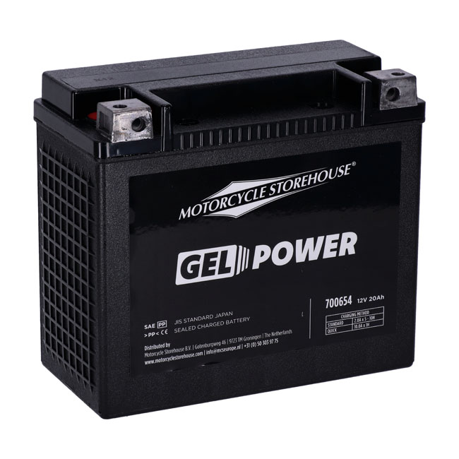 MCS, Nano Series sealed GEL battery. 12V, 20Ah, 360cca MCS, Nano Series sealed GEL battery. 12V, 20Ah, 360cca