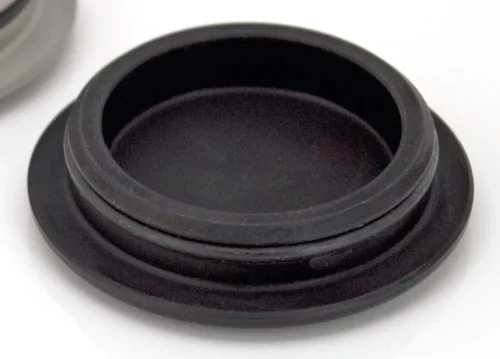 Axle cap, each, Ohlins black anodised