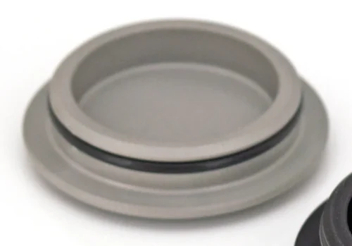 Axle cap, each, Ohlins clear anodised