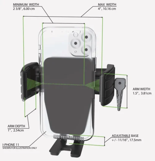 Ciro Cybercharger phone holder w/o mount