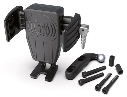 Cybercharger phone holder blk perchmount