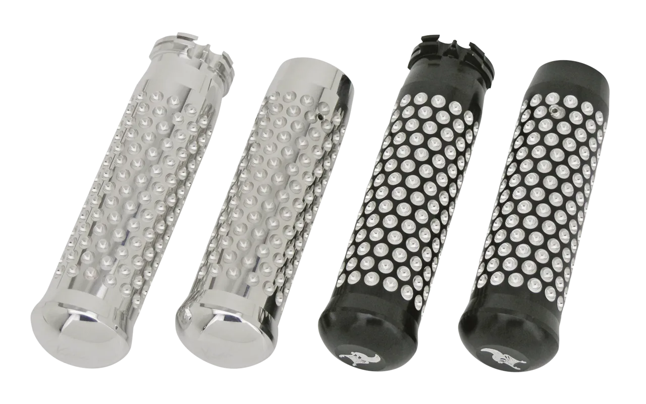 Dimpled grips Polished Dimpled grips Polished
