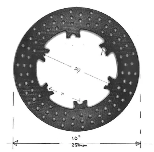 Floating Disc 13″ NO center, NO floaters