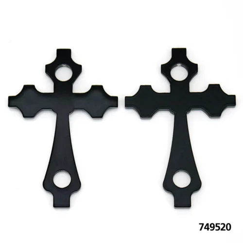 Gothic Cross 2 2″ Tankrisers black