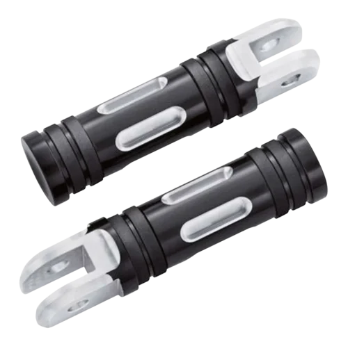 GZP Chrome edge cut rider footpegs