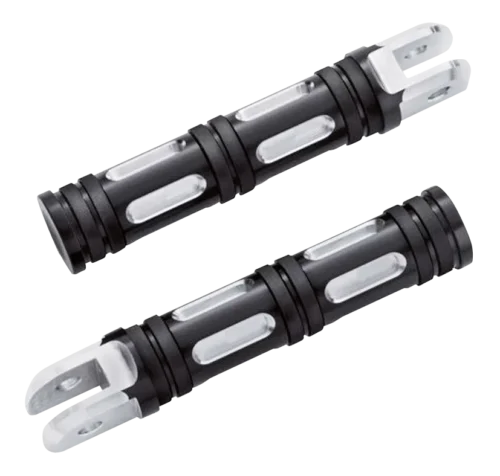 GZP Chrome edge cut rider footpegs