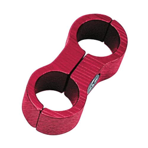 GZP Oil/Fuel line clamp red anodized