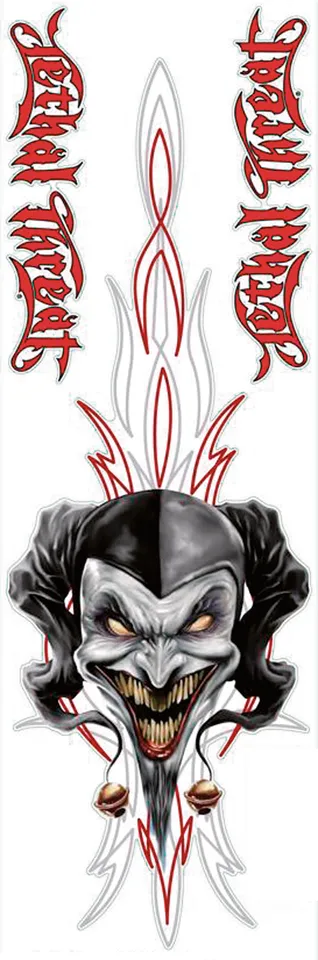 PINSTRIPE JESTER 3X10IN DECAL