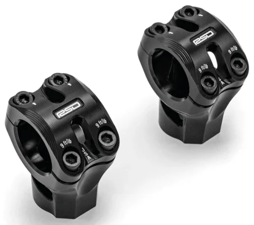 RSD Sector Risers 2″ Two-Piece Black