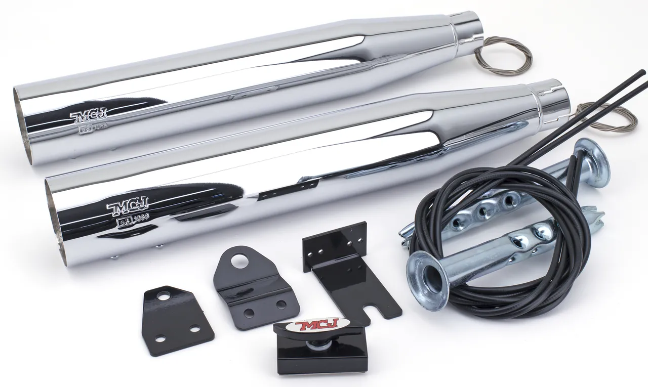 Chr Royal mufflers FXSTC 1997 approved Chr Royal mufflers FXSTC 1997 approved