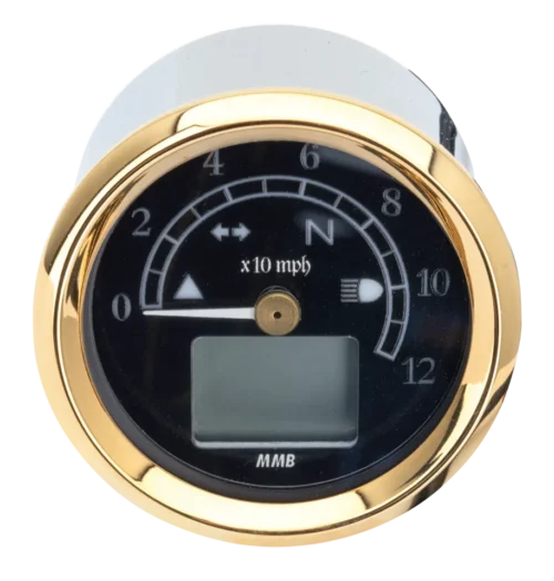 MMB ELT48 Retro 120mph blk/chr/gold
