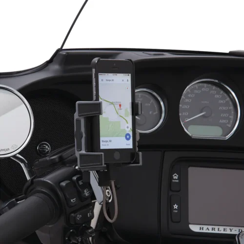 Phone Holder w/Charger perch mnt Chr