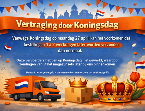 Koningsdag: tijdelijk vertraagde verzending
